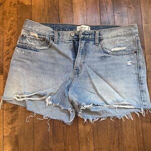 Abercrombie & Fitch Light Wash Denim Shorts